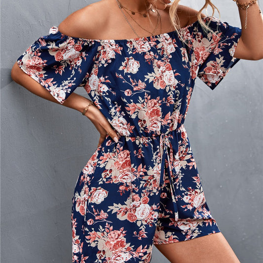 Floral Off-Shoulder Sophie Laurie Jumpsuit