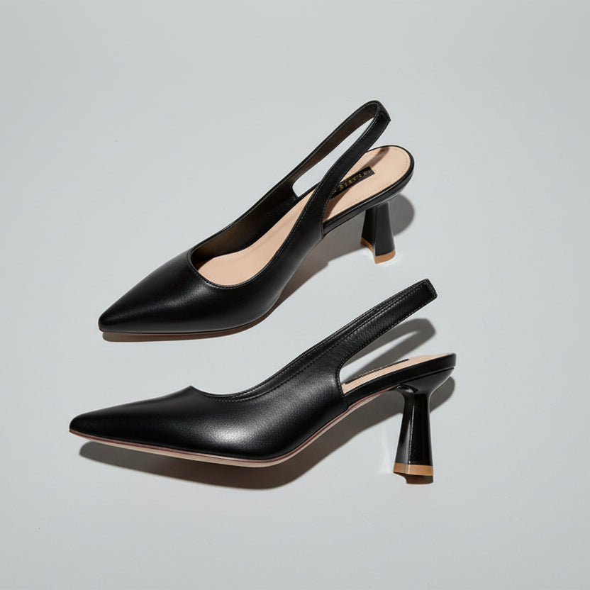Chic Retro Pointed Heels by Sophie Laurie