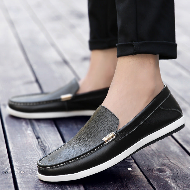 Breathable Leather Loafers Sophie Laurie Men’s Shoes