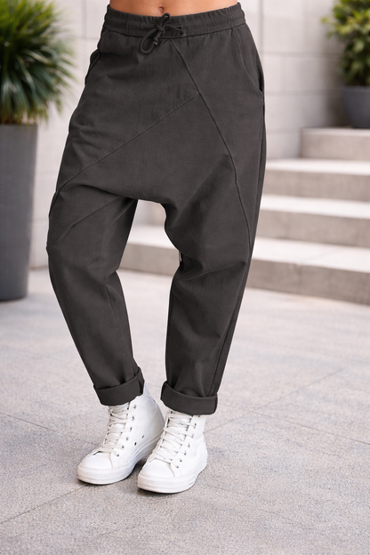 Relaxed Fit Sophie Laurie Cotton Harem Pants