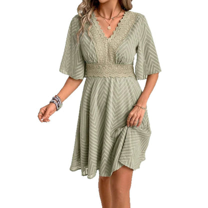 Lace Bell Sleeve Dress Sophie Laurie Summer Style