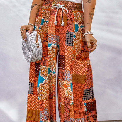 Boho Floral Sophie Laurie Wide Leg Pants