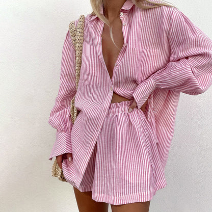 Striped Cotton Set Sophie Laurie Pinterest-Inspired Outfit