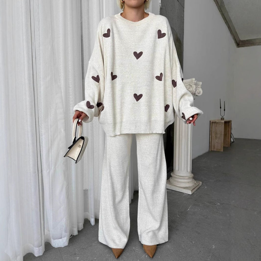 Chic Heart Knit Set by Sophie Laurie