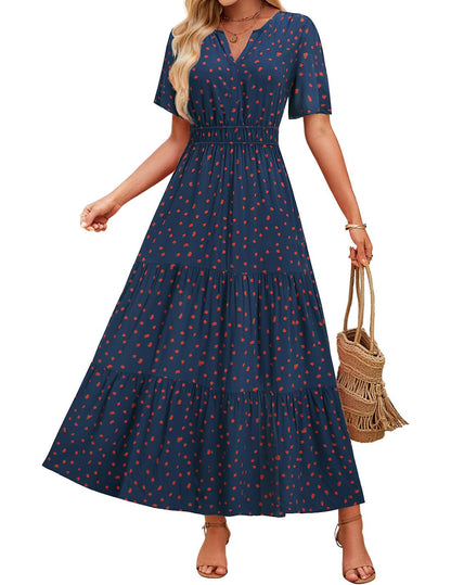 Floral Maxi Dress Sophie Laurie Summer Comfort