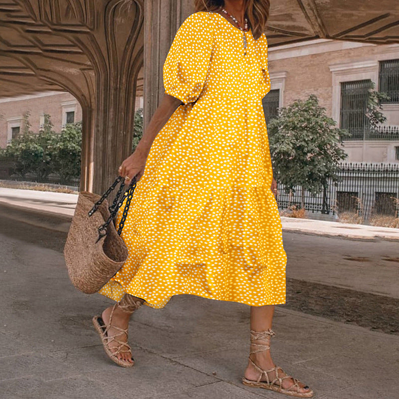 Floral Print Sophie Laurie Summer Midi Dress