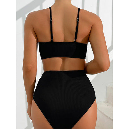 Chic Stripe Sophie Laurie Bikini Two-Piece Swimsuit