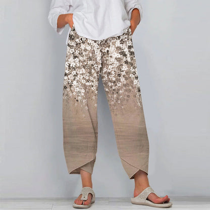 Pinterest-Inspired Floral Casual Pants by Sophie Laurie