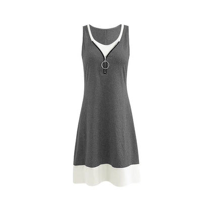 Elegant Sleeveless Vest Dress by Sophie Laurie