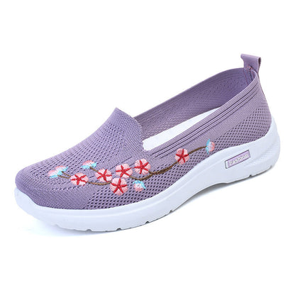 Breathable Embroidered Pumps by Sophie Laurie