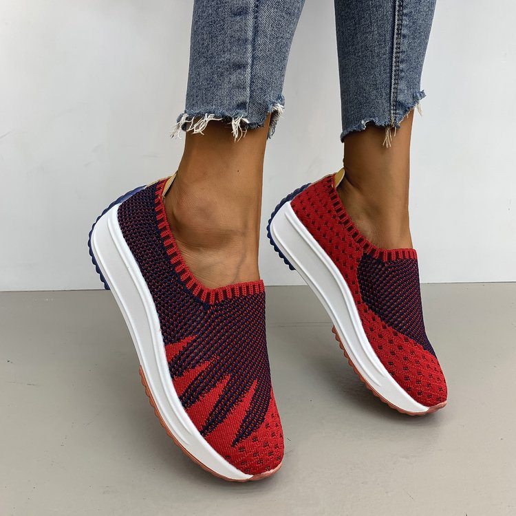 Pinterest-Inspired Sophie Laurie Wedge Sneakers