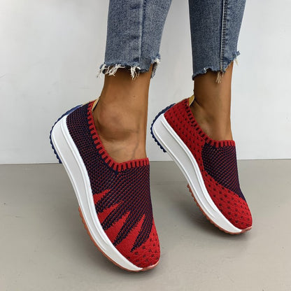 Pinterest-Inspired Sophie Laurie Wedge Sneakers