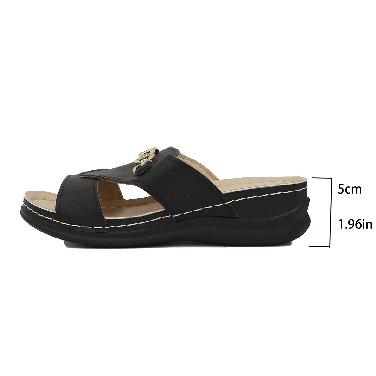 Chic Wedge Sandals Sophie Laurie Plus Size Comfort