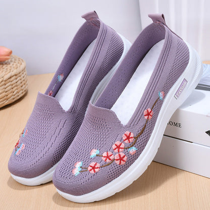 Breathable Embroidered Pumps by Sophie Laurie