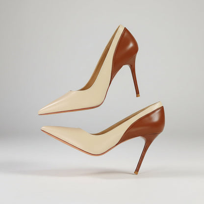 Retro Colorblock Stilettos by Sophie Laurie