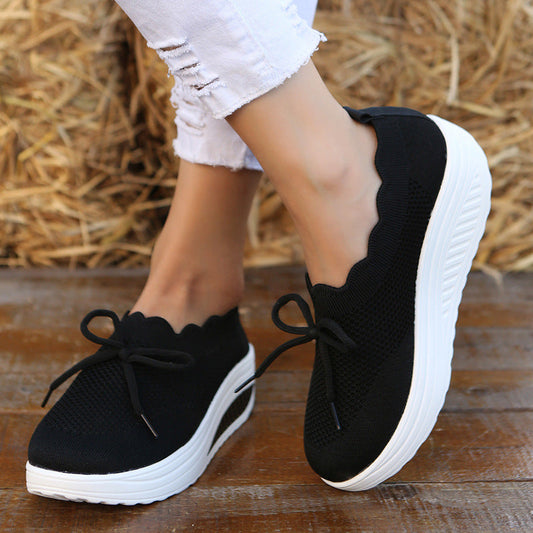 Pinterest-Inspired Sophie Laurie Fly-Knit Sneakers