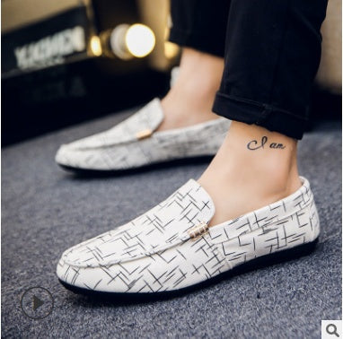 Striped Canvas Loafers Sophie Laurie Men's Shoes