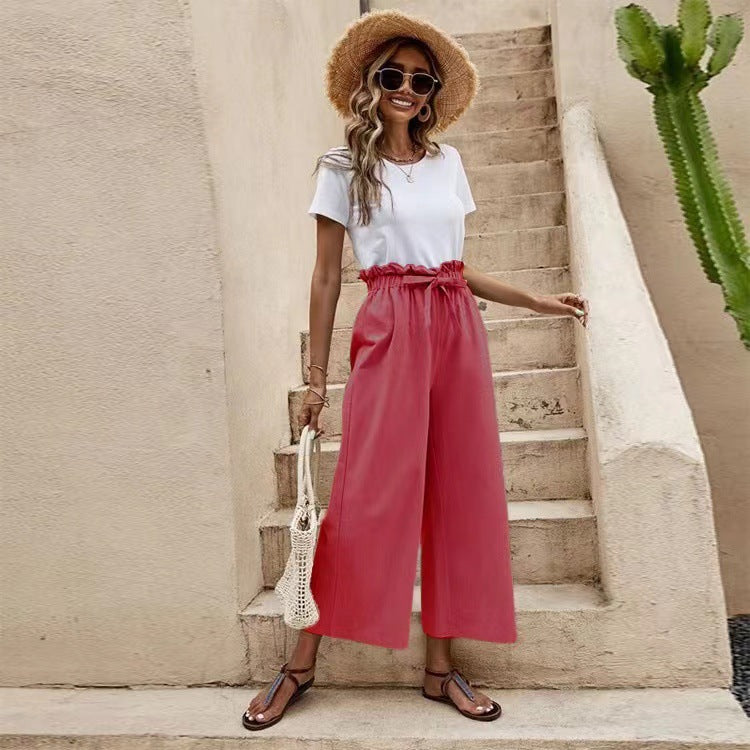 Pinterest-Inspired Sophie Laurie Linen Wide Leg Pants