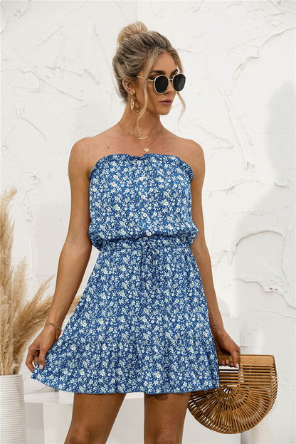Floral Tube Top Dress by Sophie Laurie
