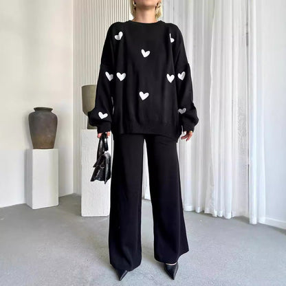 Chic Heart Knit Set by Sophie Laurie