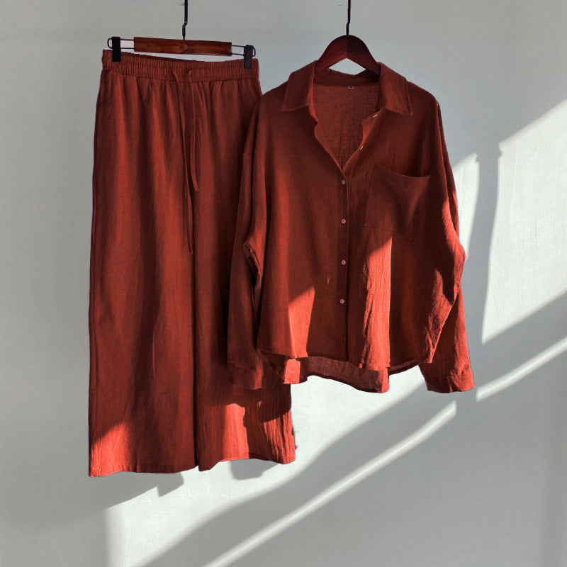 Relaxed Cotton Linen Set by Sophie Laurie