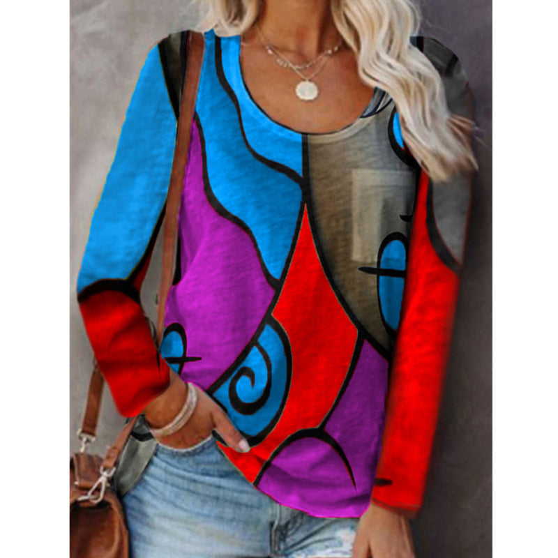 Colorblock Long Sleeve Top by Sophie Laurie