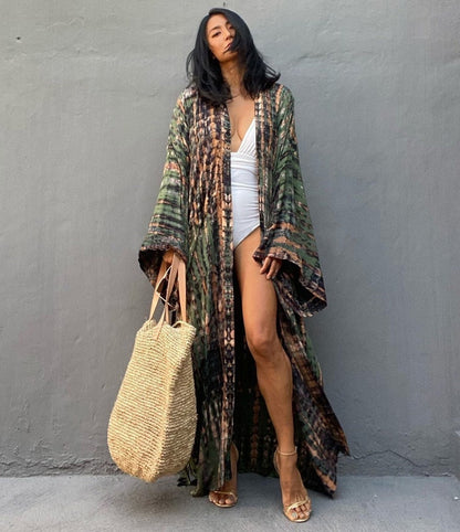 Vibrant Print Sophie Laurie Sun Protection Bikini Cover