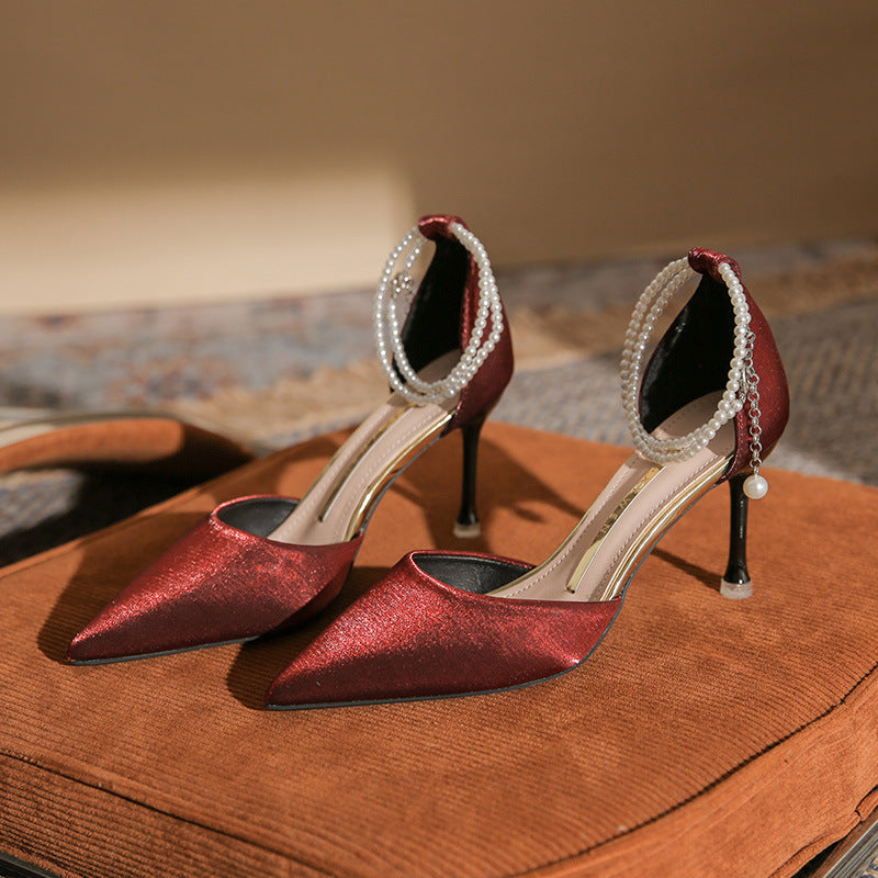 Elegant Sophie Laurie Stiletto Buckle Sandals