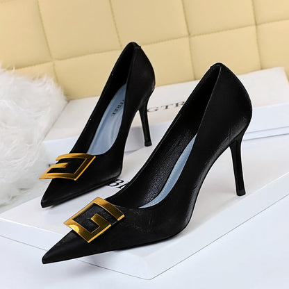 Elegant Sequin Stiletto Heels by Sophie Laurie