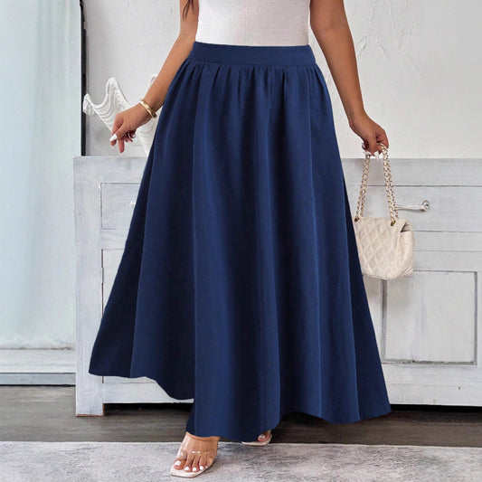 Elegant Navy Flare Skirt by Sophie Laurie