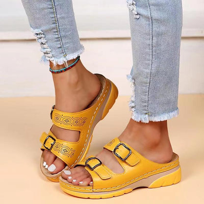 Chic Wedge Sandals by Sophie Laurie