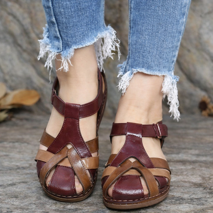 Hollow Wedge Sandals by Sophie Laurie