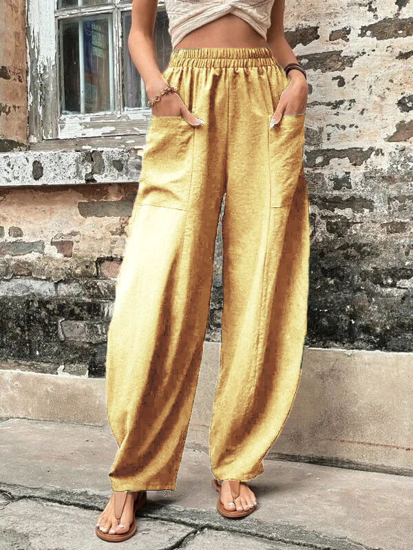 Relaxed Fit Sophie Laurie Harem Pants with Pockets