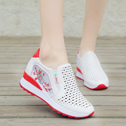 Embroidered Slip-On Loafers by Sophie Laurie