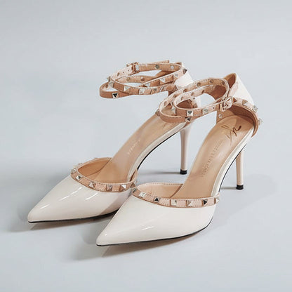 Chic Rivet High Heels by Sophie Laurie
