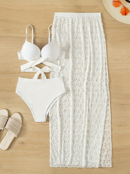 Elegant Sophie Laurie Gathered Bikini Set