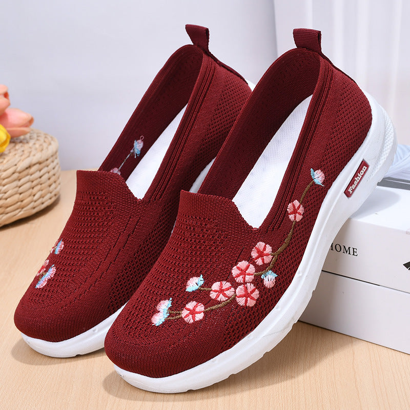Breathable Embroidered Pumps by Sophie Laurie