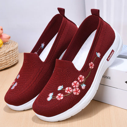 Breathable Embroidered Pumps by Sophie Laurie
