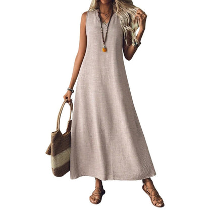 Chic Hemp Sleeveless Dress Sophie Laurie