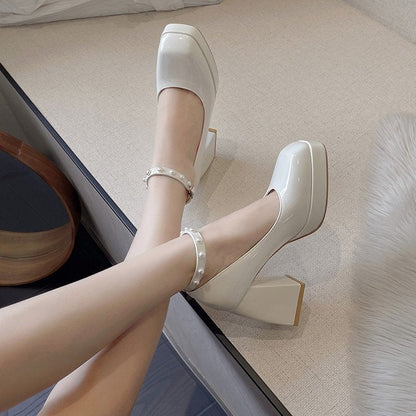 Chic Block Heel Pumps Sophie Laurie High Heels