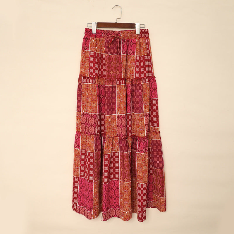 Bohemian Print Sophie Laurie Maxi Skirt