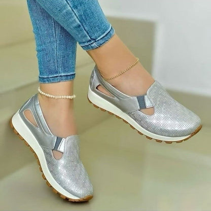 Versatile Sophie Laurie Chunky Slip-On Casual Flats