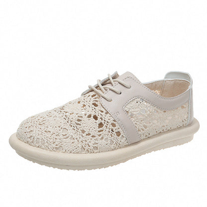 Breathable Crochet Sophie Laurie Casual Flat Shoes