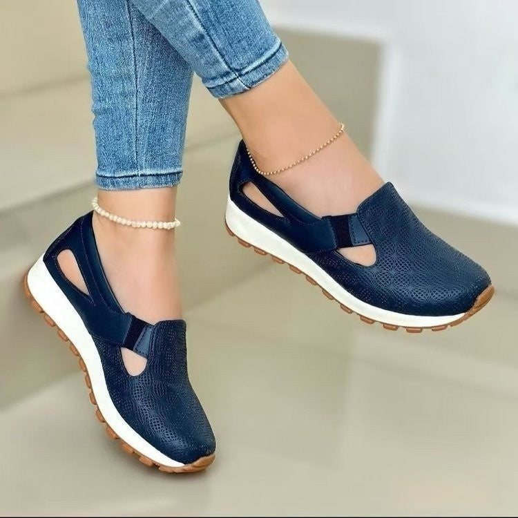 Versatile Sophie Laurie Chunky Slip-On Casual Flats