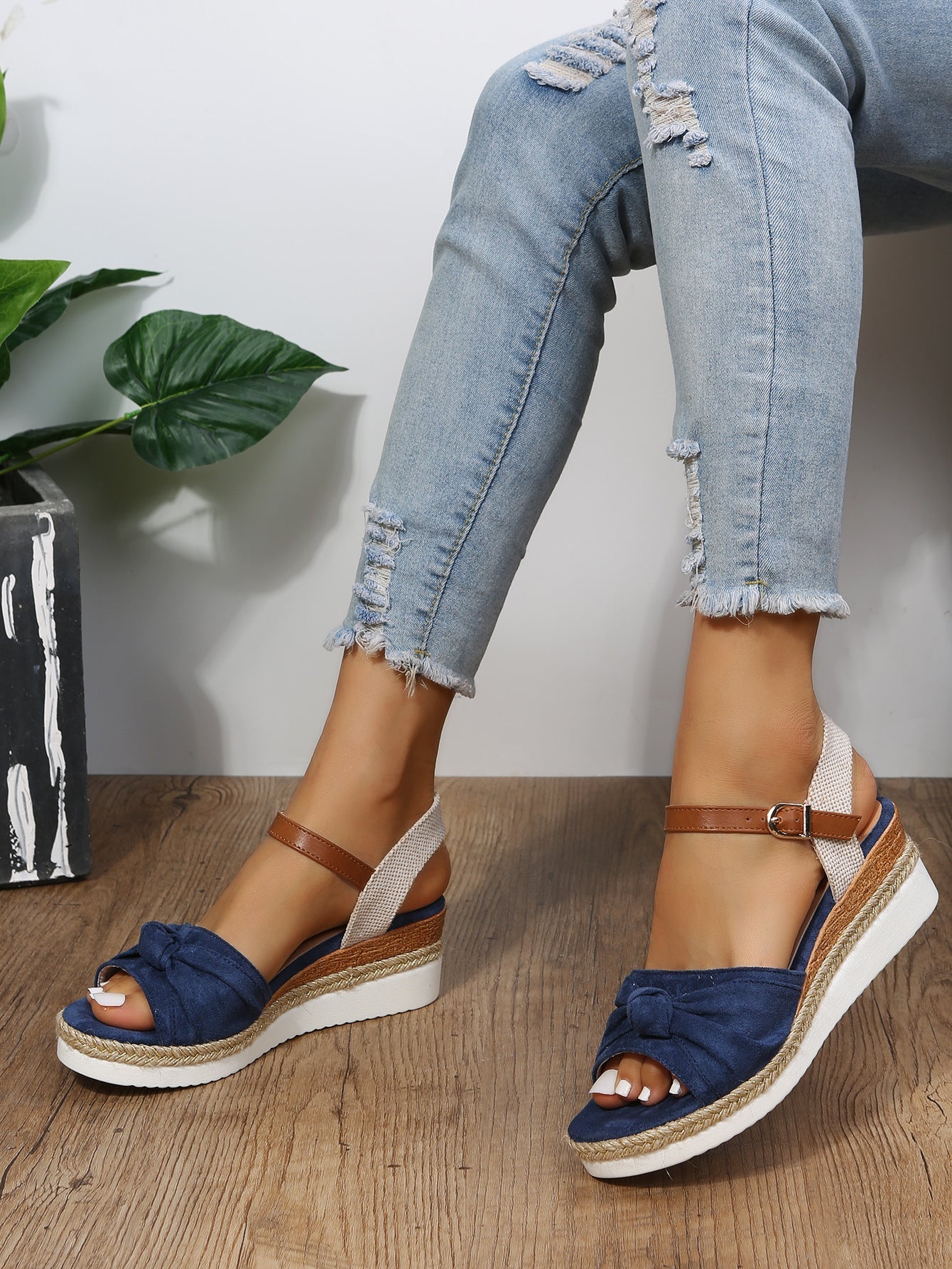 Chic Platform Sandals by Sophie Laurie
