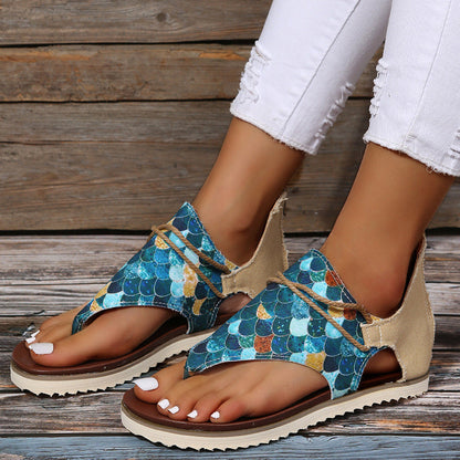Colorful Comfort Sophie Laurie Plus Size Sandals