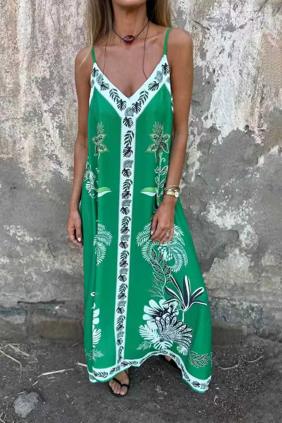 Retro Floral Sophie Laurie Printed Midi Dress