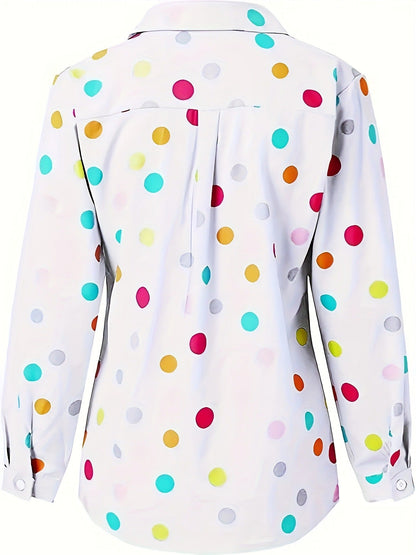 Playful Polka Dot Sophie Laurie Everyday Blouse