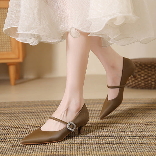 Elegant Rhinestone Heels by Sophie Laurie