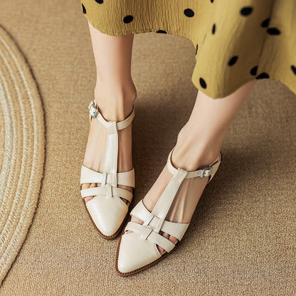 Retro Roman Closed Toe Sandals by Sophie Laurie